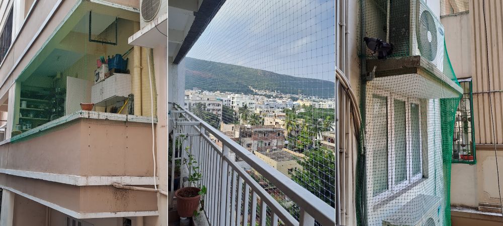 Pigeon Safety Nets for Balconies